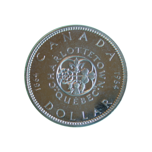 加 1964 シャーロットタウン会議100周年記念 1ドルPL銀貨 【公式通販】 加 1964 シャーロットタウン会議100周年記念 1ドルPL銀貨 【公式通販】