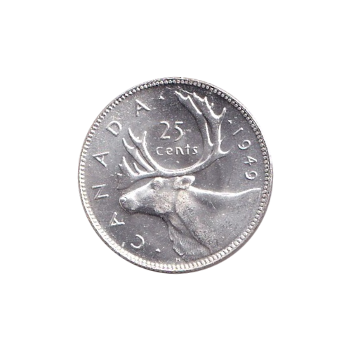 1949 25 cents BU (MS-64) - CHOICE +