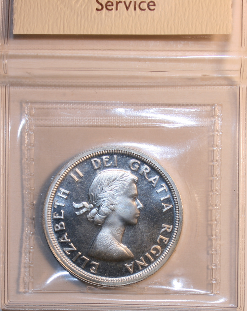 1954 Silver Dollar Certified ICCS CAMEO PL-65