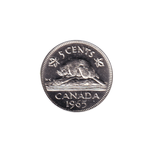 1965 5 cents Castor - BU (MS-60)