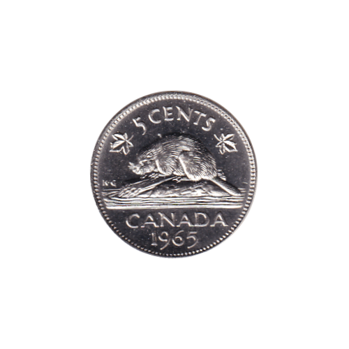 1965 5 cents Castor - BU (MS-63) CHOICE