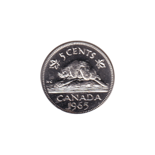 1965 5 cents Castor - BU (MS-66) GEM +