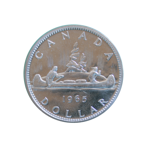 1965 Silver Dollar ($1) Cameo Small Pearls with the 5 Right - (Proof Like) PL-66