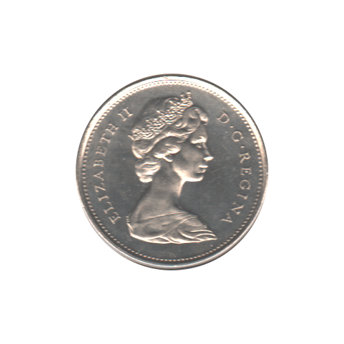 1968 25 cents Nickel BU CAMEO (MS-65) GEM