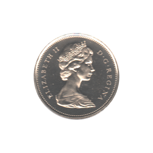 1968 25 cents Nickel PL CAMEO (NBU-65) GEM