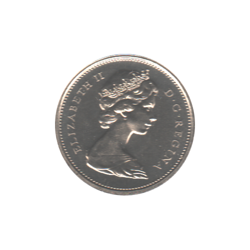 1968 25 cents Nickel PL (NBU-65) GEM