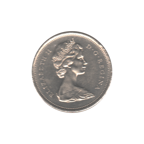 1968 25 cent Nickel UNC