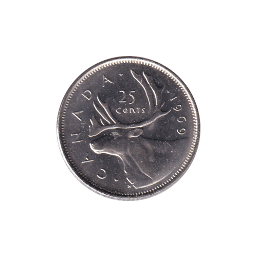 1969 25 cents nickel BU (MS-62)