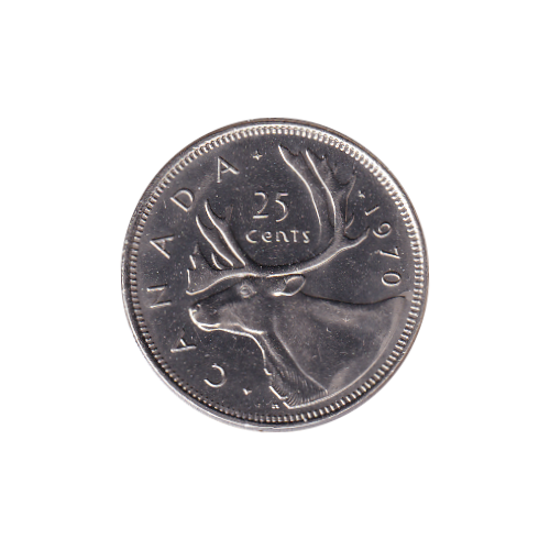 1970 25 cent BU (MS-62)