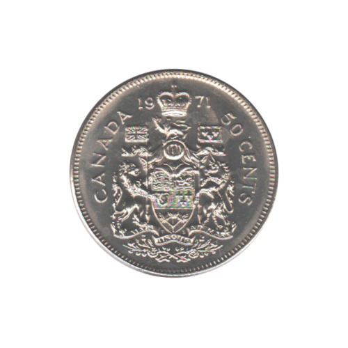 1971 50 cents BU (MS-62)