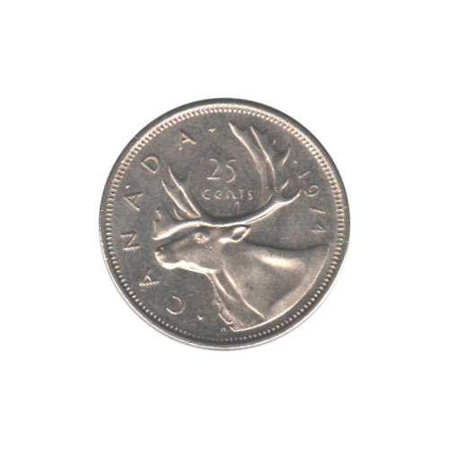 1975 25 cents BU (MS-62)