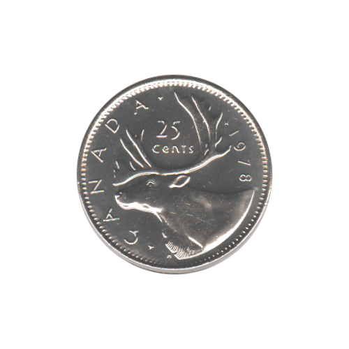 1978 25 cents LARGE BEADS BU (MS-63) CHOICE