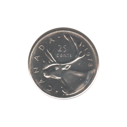 1978 25 cents SMALL BEADS BU (MS-65) GEM