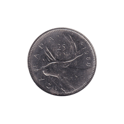 1980 25 cents FAR BEADS BU (MS-63) - CHOICE