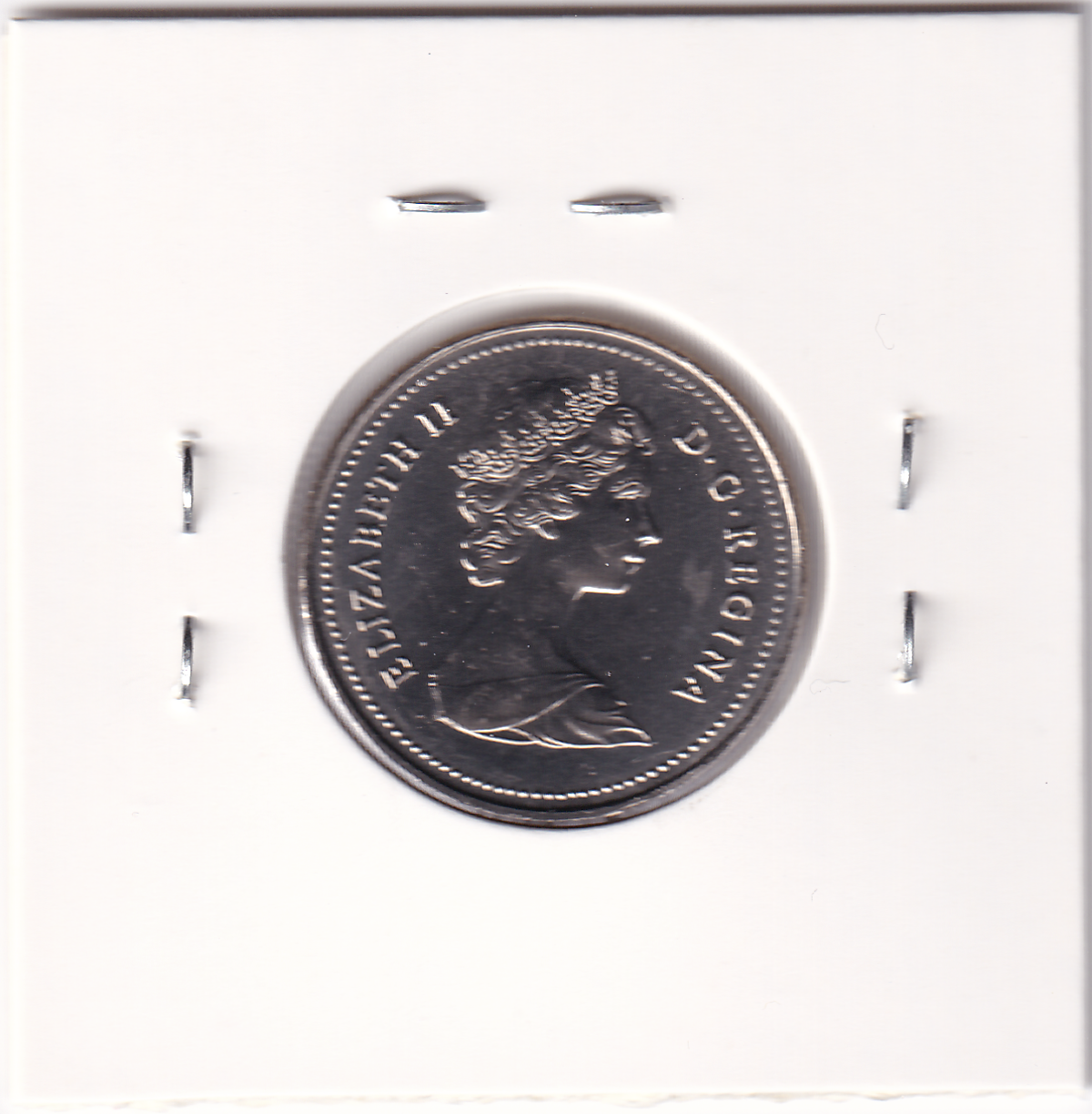 1980 25 cents BU (MS-65) - DIE CHIP X3