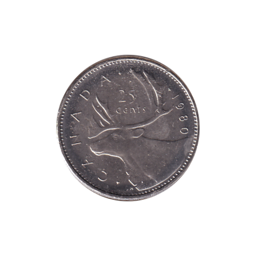 1980 25 cent BU (MS-62)