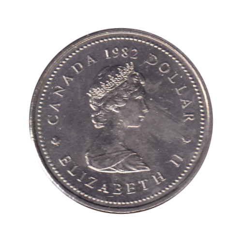 1982 Dollar ($1) Confederation BU (MS-63) - CHOICE