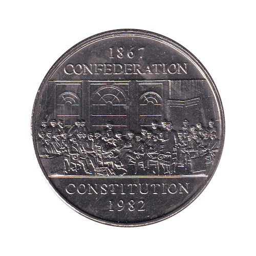 1982 Dollar ($1) Confederation BU (MS-65) - GEM 