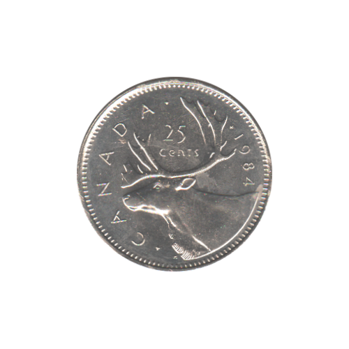 1984 25 cents BU (MS-64) CHOICE+