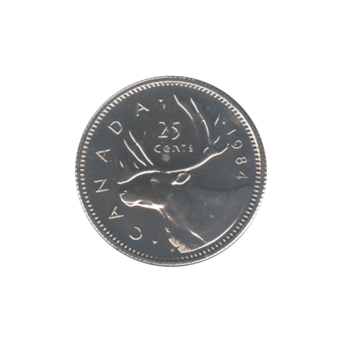 1984 25 cent NBU (PL-65) GEM