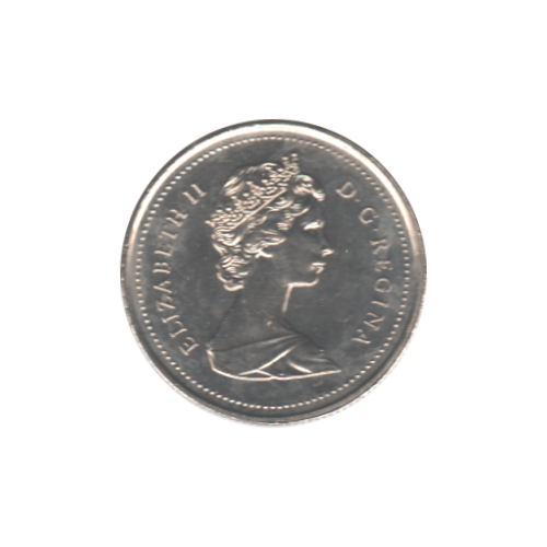 1987 25 cents BU (MS-63) - CHOICE