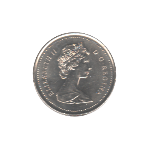 1987 25 cent UNC