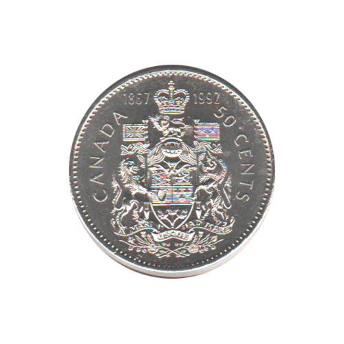 1992 50 cents BU (MS-65) GEM