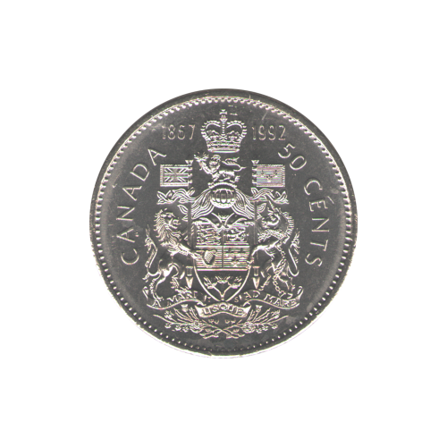 1992 50 cents BU (MS-66) GEM +