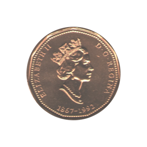 1992 Loonie ($1) Confederation BU (MS-62) 
