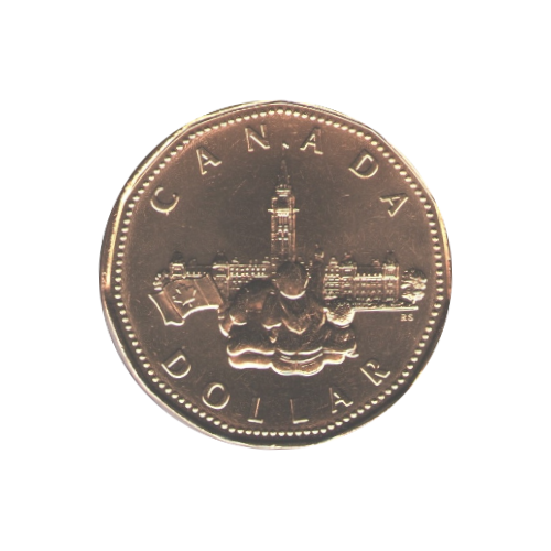 1992 Loonie ($1) Confederation BU (MS-62) 