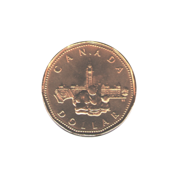 1992 Dollar (Loonie) Confederation 1867-1992 Certified ICG MS-66 (Rainbow)