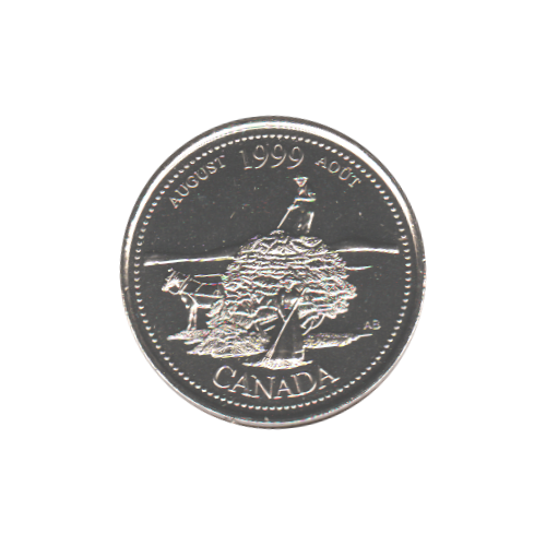 1999 25 cents AUGUST (MS-63) - CHOICE