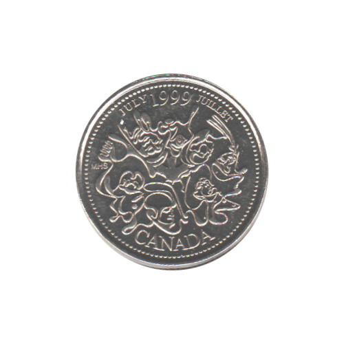 1999 25 cents JULY (MS-63) - CHOICE