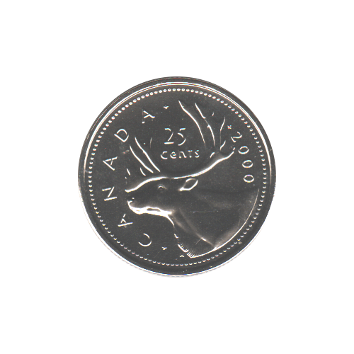 2000-W 25 cents NBU (PL-65) - GEM