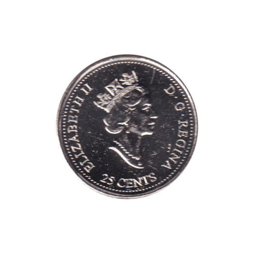 2000 25 Cents Millennium/March BU (MS-62)