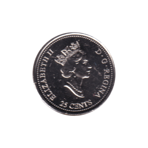 2000 25 Cents Millennium/March BU (MS-64) CHOICE +