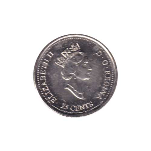 2000 25 cents Family/August BU (MS-60)