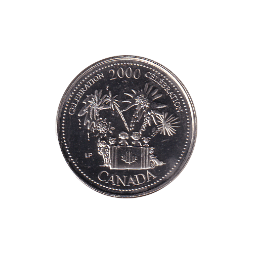 2000 25-cent Celebration/July BU (MS-63) CHOICE