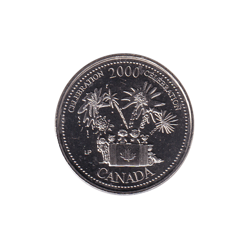 2000 25 cents Celebration/July BU (MS-64) CHOICE +