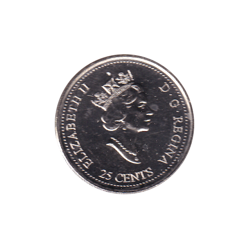2000 25-cent Celebration/July BU (MS-65) GEM