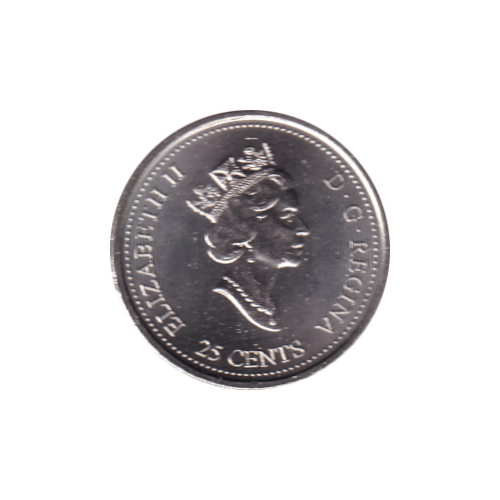 2000 25 cents Community/December BU (MS-65) GEM