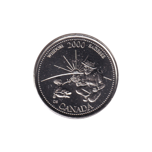 2000 25 cents Wisdom/September BU (MS-63) CHOICE
