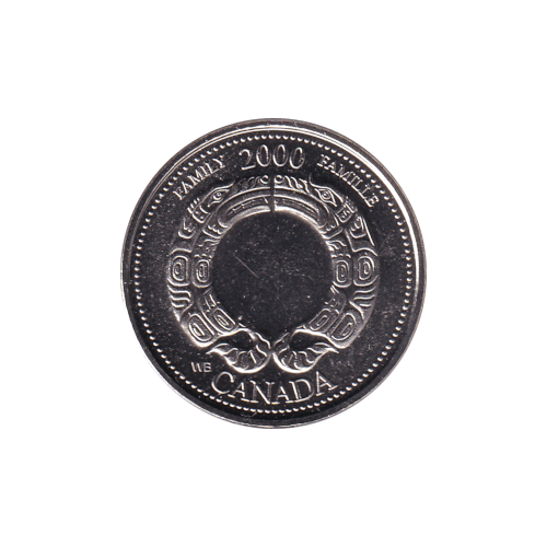 2000 25 Cents Family/August BU (MS-64) CHOICE +