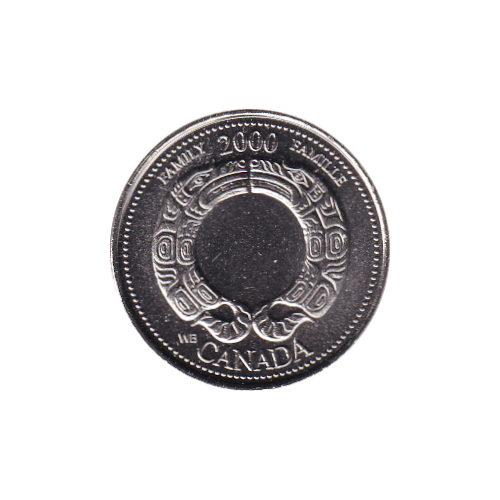2000 25 cents Family/August BU (MS-65) GEM