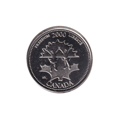 2000 25 cents Liberty/November BU (MS-62)