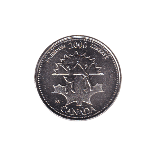 2000 25 Cents Liberty/November BU (MS-63) CHOICE