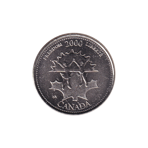 2000 25 cents Liberty/November BU (MS-64) CHOICE +