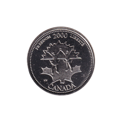 2000 25 cents Liberty/November BU (MS-65) GEM
