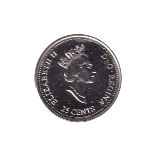 2000 25 cents Harmony/June BU (MS-66) GEM +