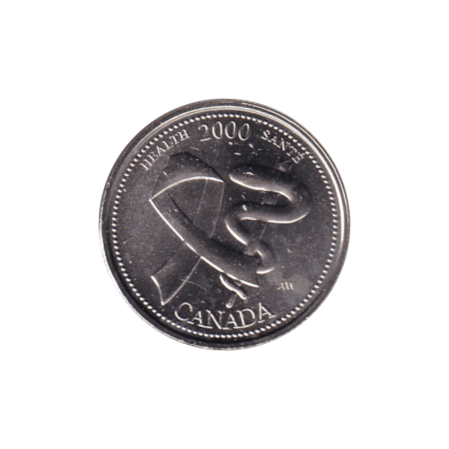 2000 25 Cents Health/April BU (MS-63) CHOICE